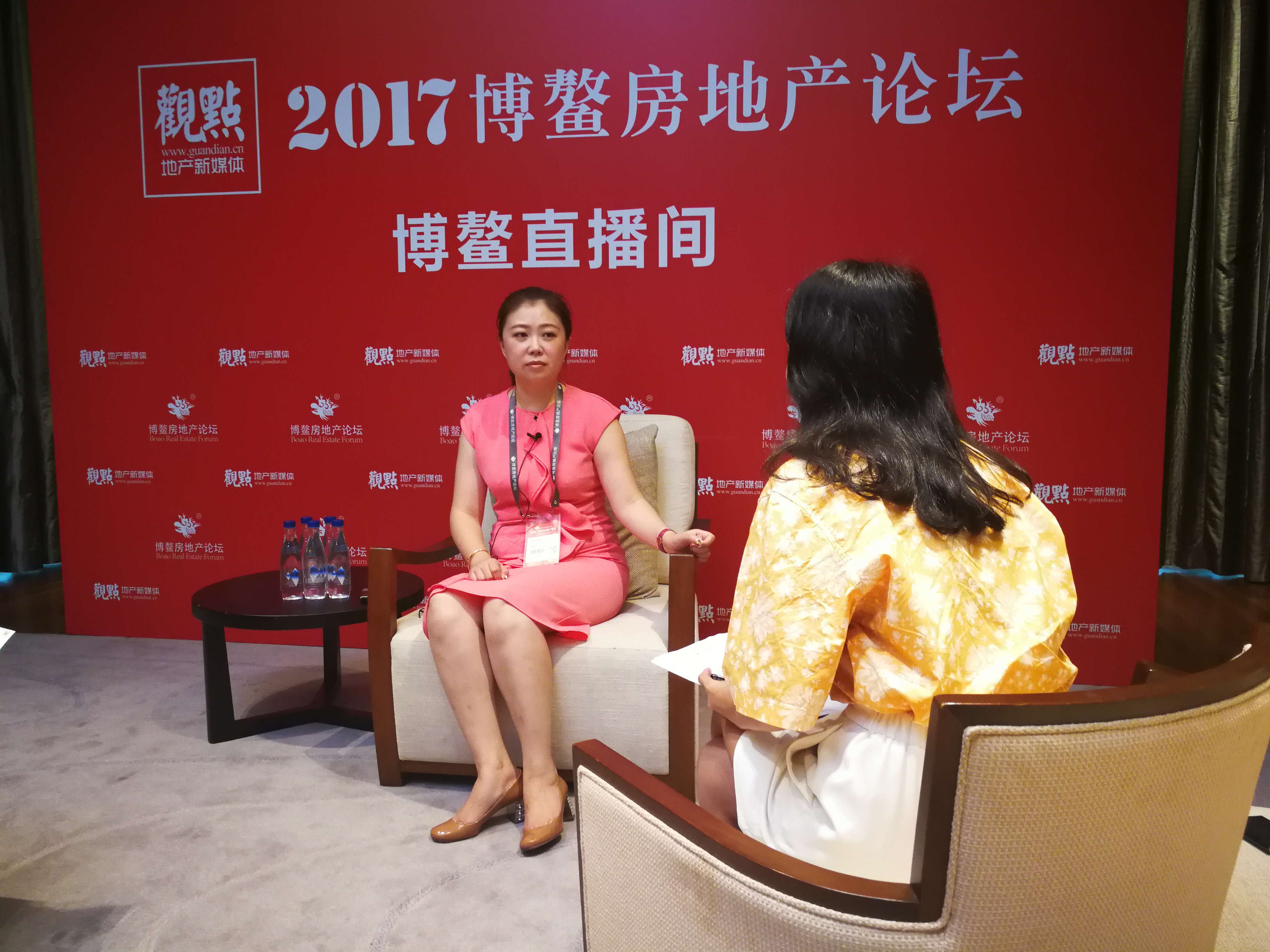 中国勒泰商业地产集团地产总裁郭妮娅女士作客博鳌直播间