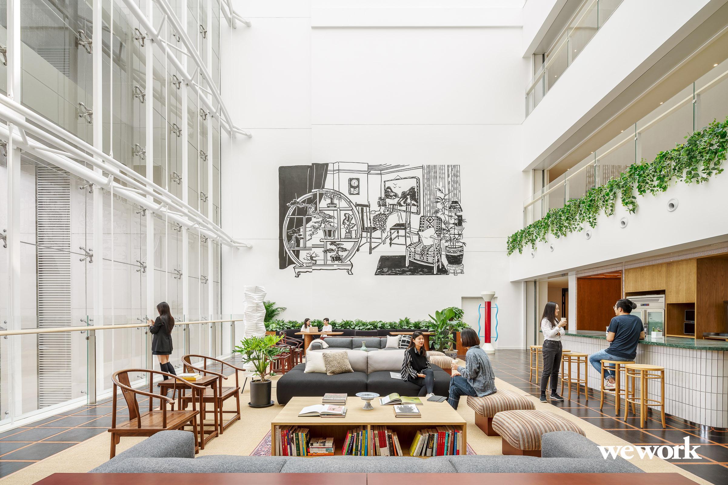wework中国上海广场社区盛大开幕,共创城市未来新地标